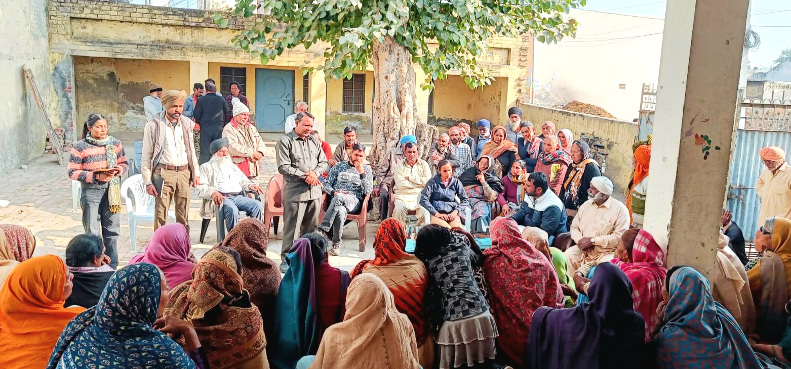 मनरेगा के तहत विकास कार्यों और मजदूरों के रोजगार में कोई भेदभाव नहीं होगा-सरपंच मंजीत कौर